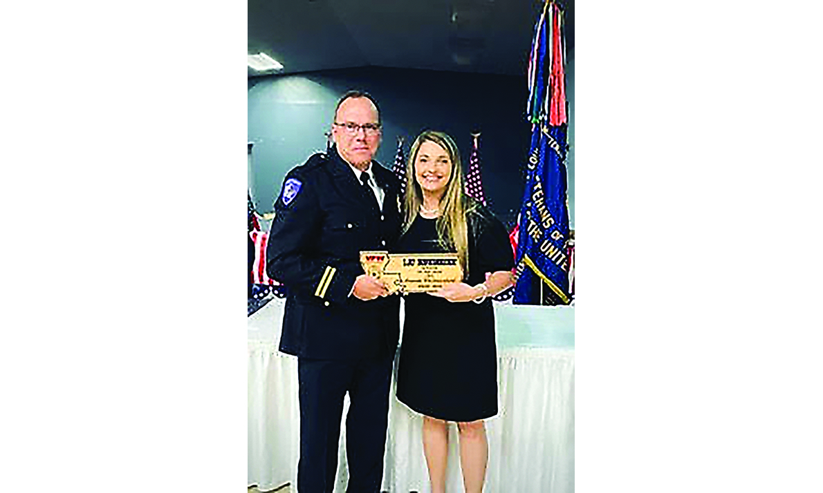 Amanda Westmoreland named DeRidder Police Officer of Year American