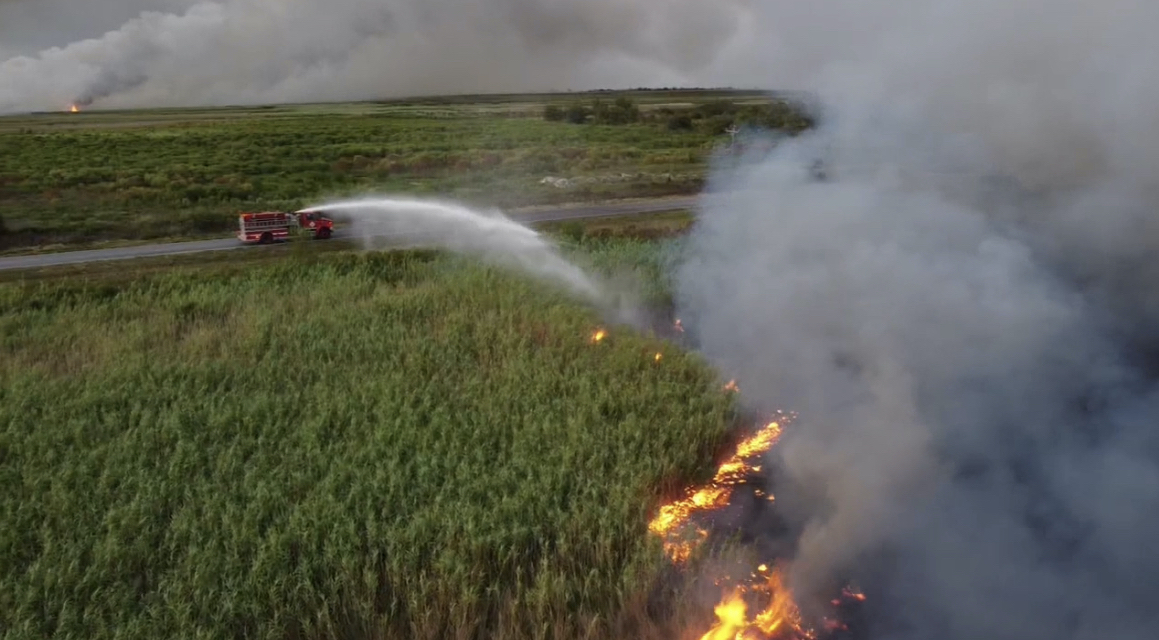 Marsh fires extinguished Thousands of acres burned in Cameron Parish
