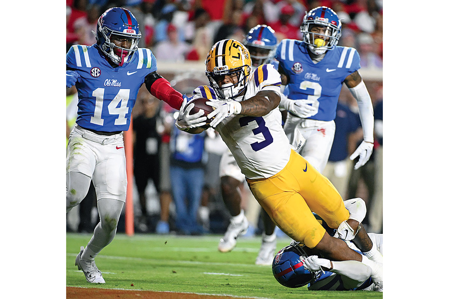 New Diggs, RB returns ‘home’ to help LSU run game - American Press