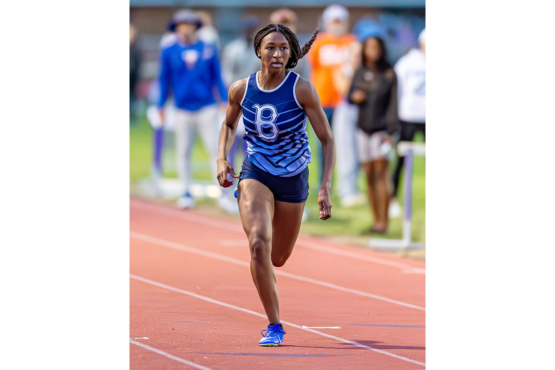 Burks sets state 5A and composite 400-meter dash record - American Press